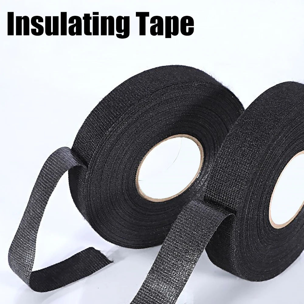 Electrical Tape Heat-resistant Harness Bundle Insulation Auto Wiring FabricCloth Wrap Waterproof Cable Organizer Adhesive Tapes