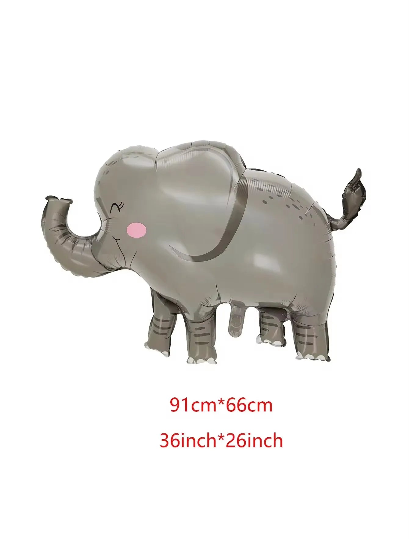 Large Animal Foil Balloons Monkey Lion Zebra Elephant Giraffe Crocodile Balloon Children's Day Birthday Party Decorations