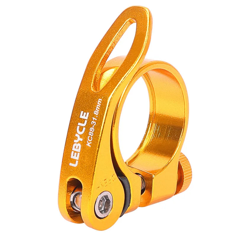 Lebycle Road Bike Aluminum Ultralight Quick Release Bicycle Seat Post Clamp BIKE SEAT PILLAR QUICK RELEASE