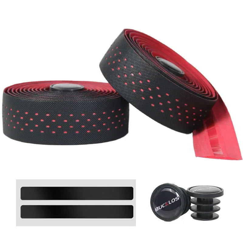 BUCKLOS Road Bike Handlebar Tape Soft PU EVA Gravel Bicycle Bar Tape Anti-Slip Shock Absorption Breath Grip Tape Cycling Parts