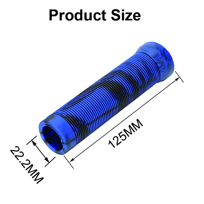 MTB Cuffs Soft Rubber Bicycle Handlebar Grips Waterproof Mountain Bike Grips Dustproof Bike Handles Non-slip MTB Grip