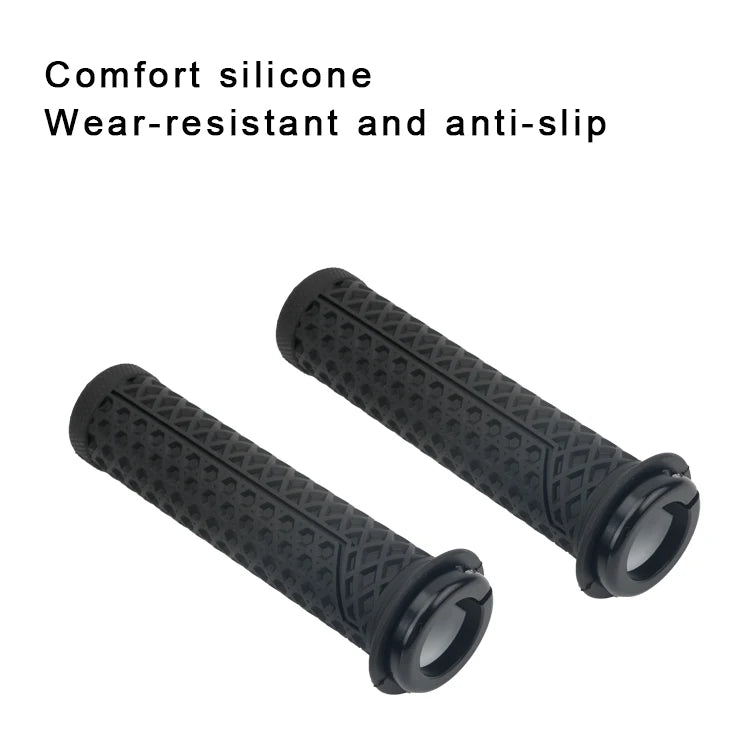ODI VS-21 MTB Handlebar Grips Silicone Lock-On Bicycle Cover Updated Waffle Pattern Anti-slip Shock Absorption Handle Parts