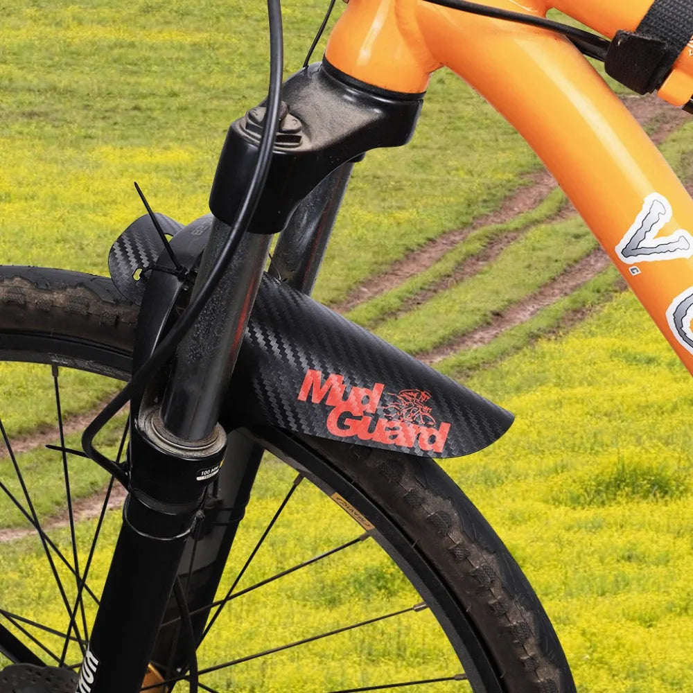 Bicycle Fenders Carbon Fiber Front Rear MTB Road Bike Tire Wings Mud Guard Bicycle Tire Wheel Fenders Bike Parts