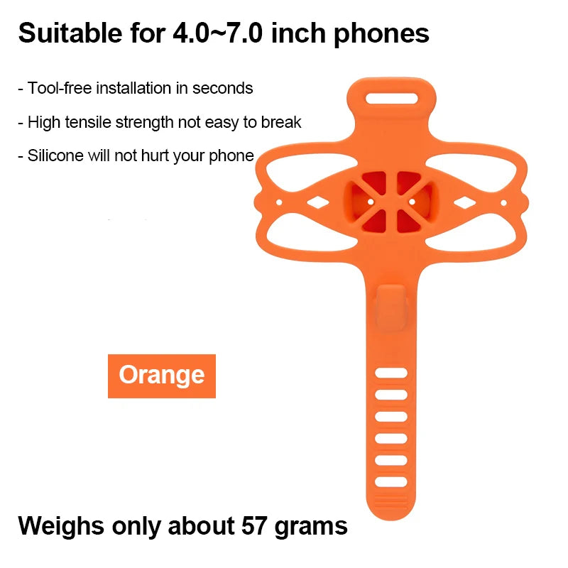 GUB Bicycle Dragonfly P9 Cell Phone Holder Road Bike MTB Silicone Mobile Phone Holder Normal Shaped Handlebar Universal