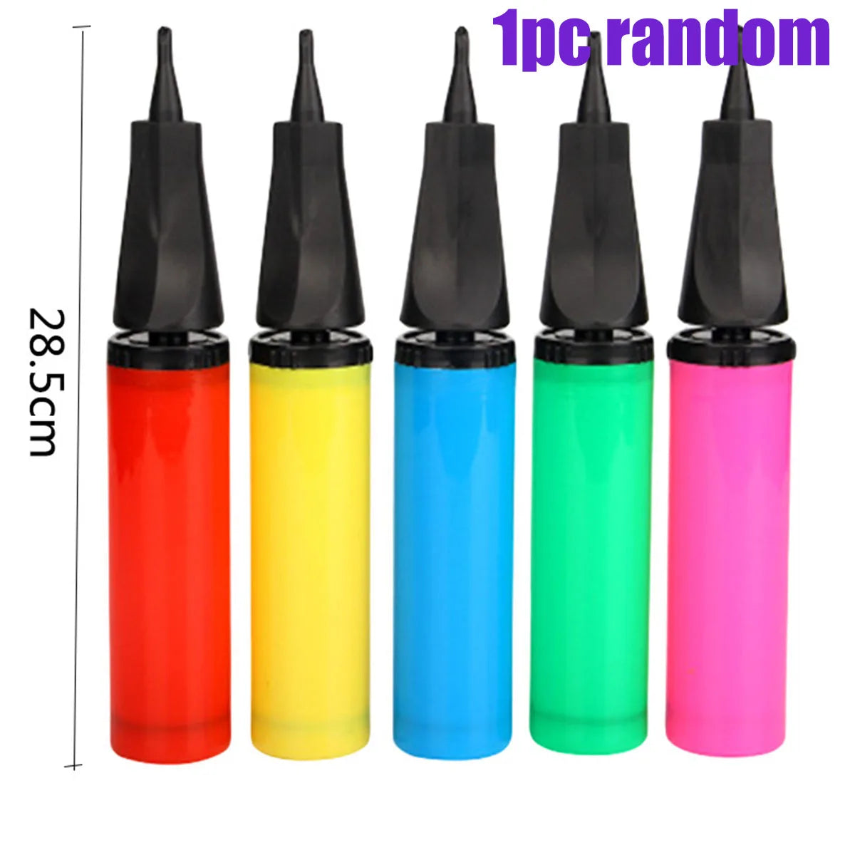 1Pcs Random Balloon Pump Air Inflator Hand Push Portable Balloon Accessories For Wedding Birthday Party Decor Supplies