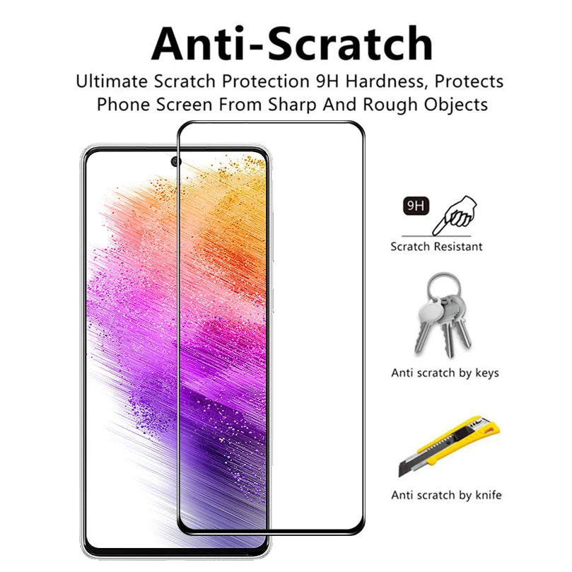 for Samsung a54 cristal A15 A36 A56 A55 glass for Samsung Galaxy A52 A34 A52S A53 5G glass protector Galaxy A53 screen protector
