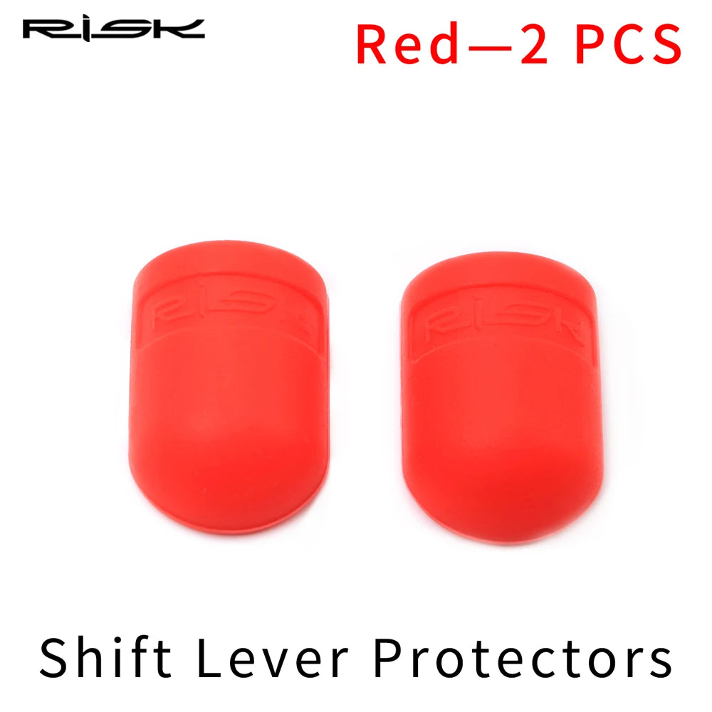 RISK Silicone Bicycle Shift Handle Cover For Shimano Road Bike Shifting Lever Protection Sleeve Derailleur Cycling Accessories