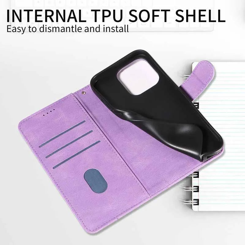 Wallet Case For Samsung A15 A25 A35 A55 5G Flip Leather Stand Card Book Coque for Galaxy A05 A05S M15 M35 M55 M 35 Phone Cover 