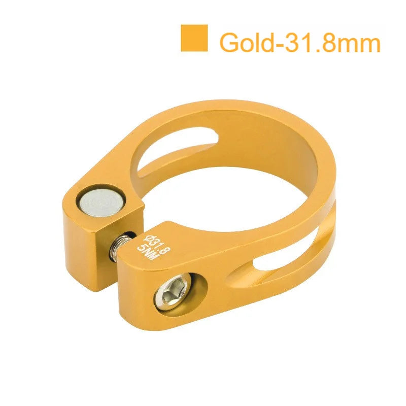 Jawbone Seat Post Clamp CNC Alloy Light Saddle Bicycle Seating Post for 25.4 27.2 30.9 31.6 mm Lock Bike Cycling Accessories