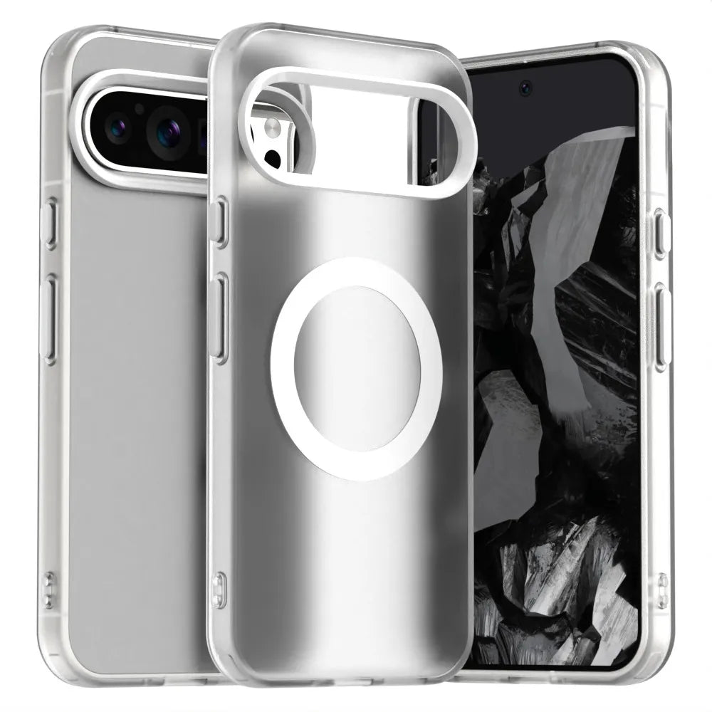 Matte Clear Magnetic Wireless Charging Armor Magsafe Case For Google Pixel 9 8 Pro XL 8A Military Shockproof Candy Color Frosted