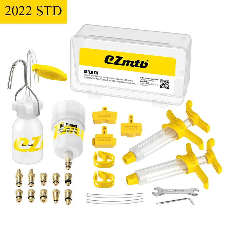 Bicycle Hydraulic Disc Brake Oil Bleed Kit Tools Ezmtb 2022 PRO For SHIMANO, SRAM, Avid, MAGURA 2021 Road MTB Bike Repair Tool