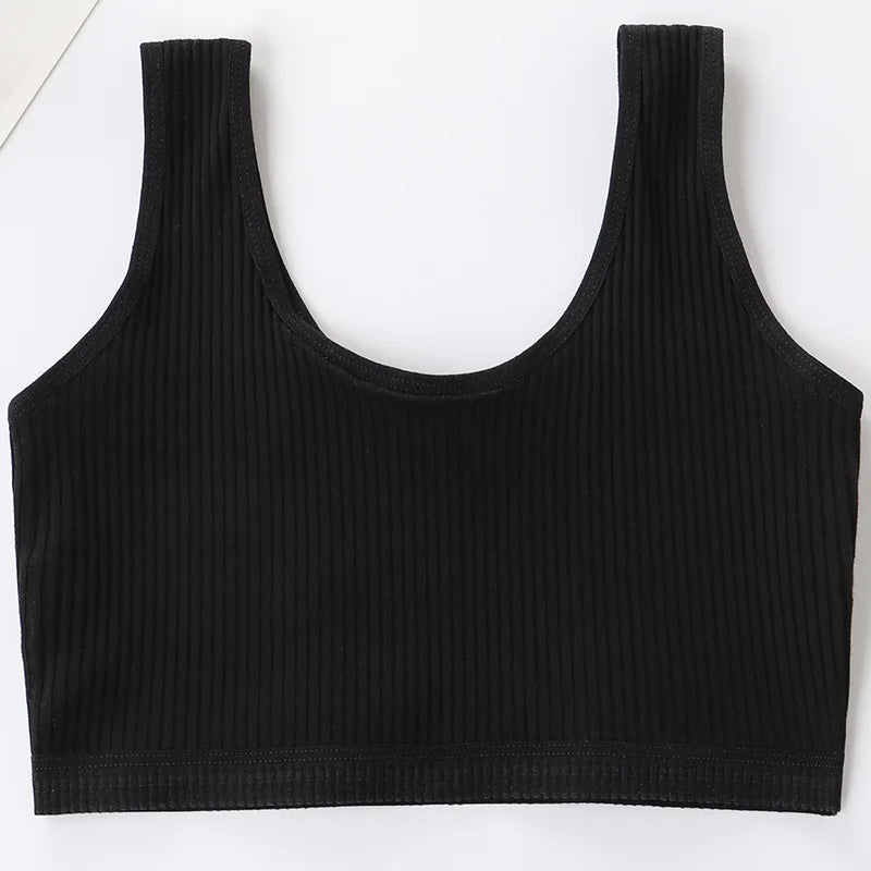 4 Pcs/Lot Teen Girl Sports Bra Kids Top Camisole Young Puberty Small Training Bra For 8-16 Years Girls Training Bra