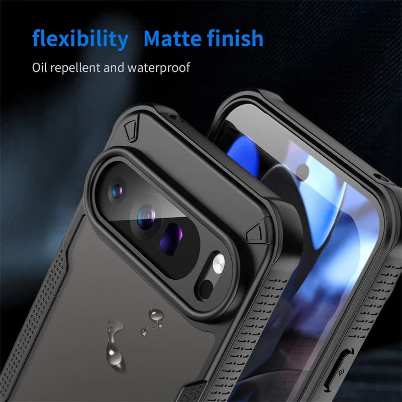 Hybrid Rugged Protective Cover For Google Pixel 9 Pro XL 8 Pro 8A Case Shockproof Coque Fundas Capa