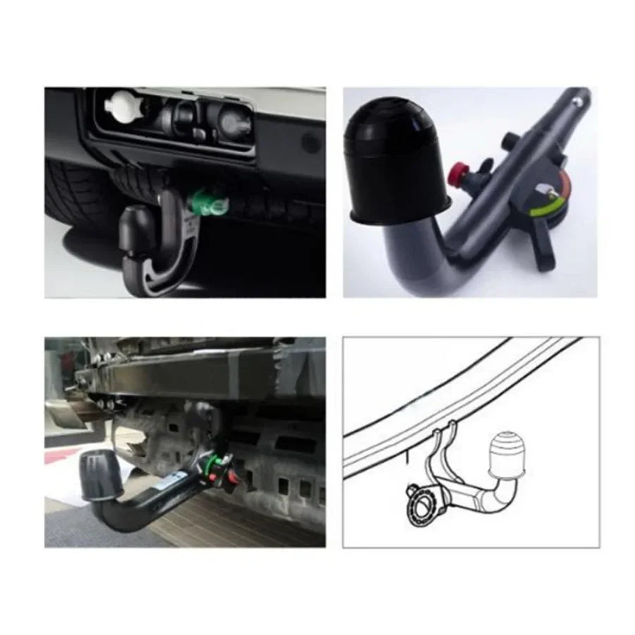 Brand New 50MM Tow Bar Ball Cover Cap Trailer Ball Cover Tow Bar Cap Universal Hitch Trailer Towball Protect Car Accessories