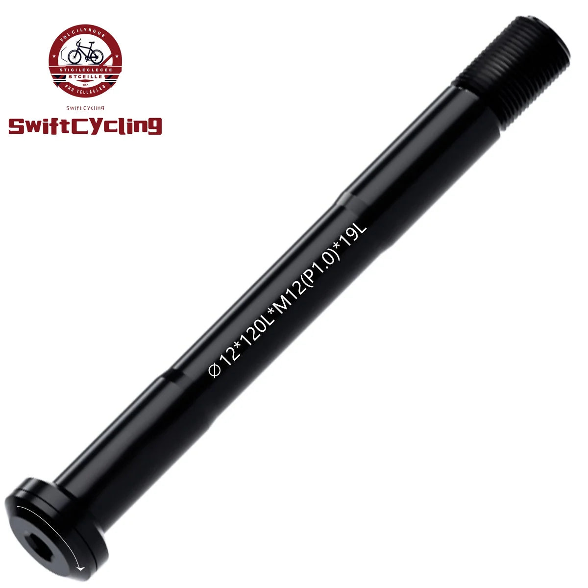 Swift MTB Road Bike Thru Axle Front Fork Shaft Skewers M12xP1.0/1.5/ 12x142/148 Bicycle Quick Release Skewer Wheel Accessories