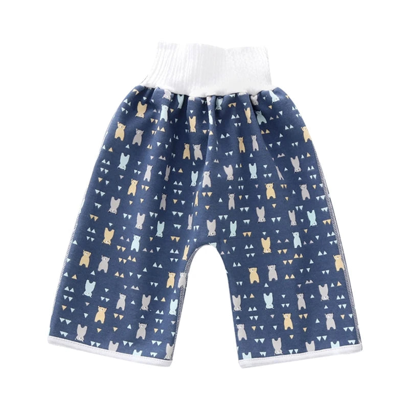 Baby Diaper Waterproof Pants Infant Leak Proof Urine Training Pants Washable Cloth Diapers Kids Sleeping Bed Potty Trainining