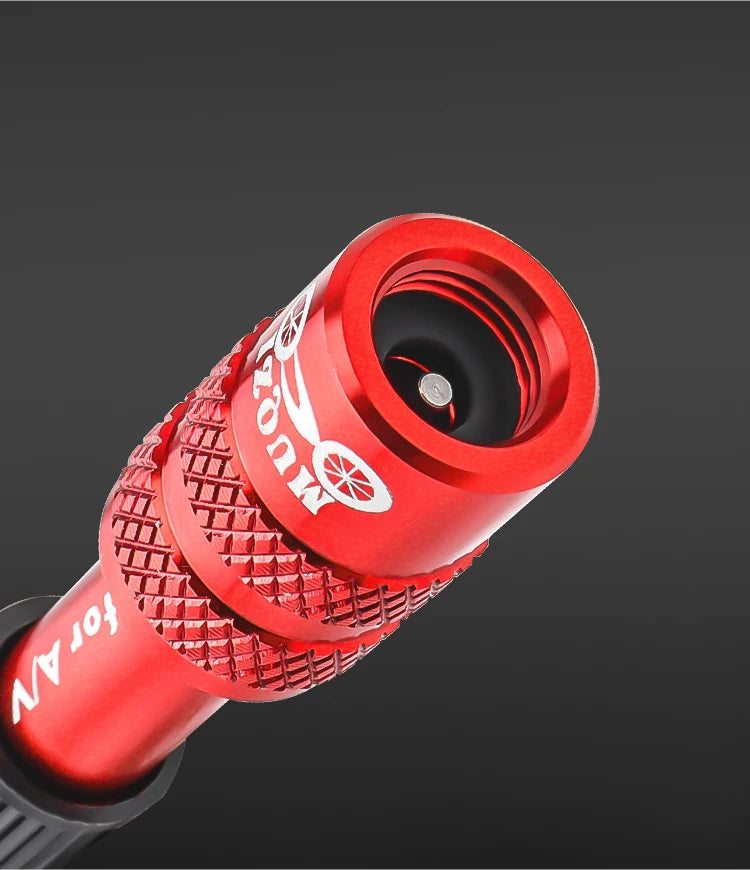MUQZI Bike Fork Valve Adapter Schrader Air Fork Inflatable Valve Adapter MTB Road Bicycle Fork Accessory