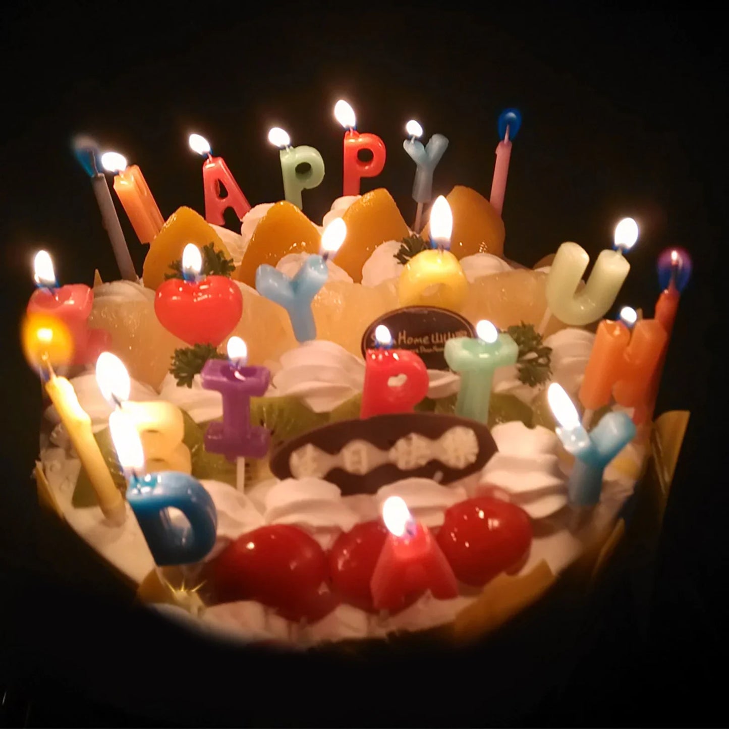 Multicolour Flame Candles Colorful 6/12pcs/pack Wedding Party Birthday Cake Candles Decoration Party Supplies for Children Kids