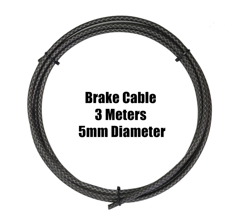 3 Meters Bike Braided Cable Slick Lube Shift Housing Weave Brake Hose Derailleur Shifter Line Wire For Road Mountain Bicycle