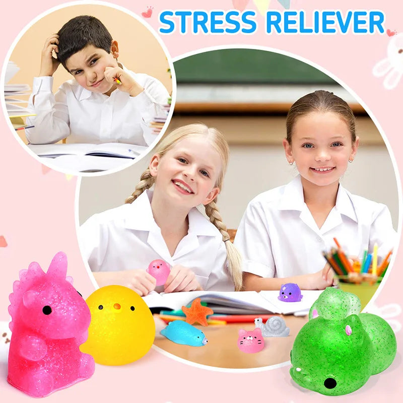 Mochi Squishies Kawaii Anima Squishy Toys For Kids Antistress Ball Squeeze Party Favors Stress Relief Toys For Birthday