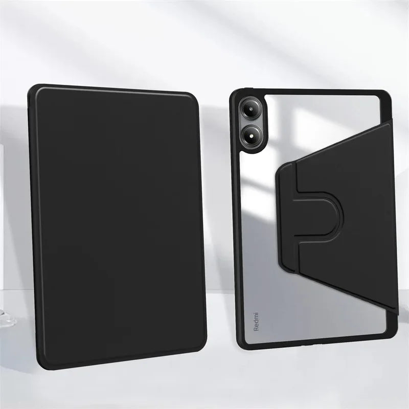 360 Rotation Cover For Redmi Pad Pro Case 12.1 inch with Pencil Holder Cover For Redmi Pad Pro Poco Pad 12 1 2024 Tablet Case