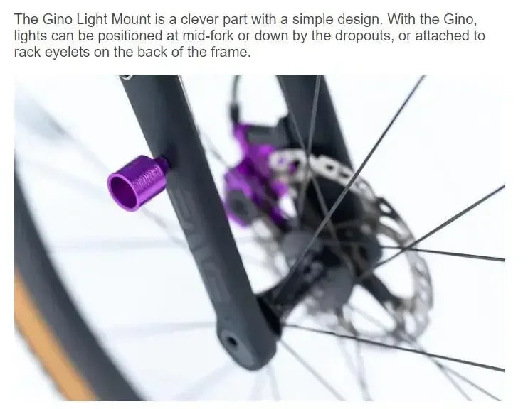 Paul GINO Light Mount Paul Components Holder Handlebar Lights Bicycle Installation Fixed Light Holder