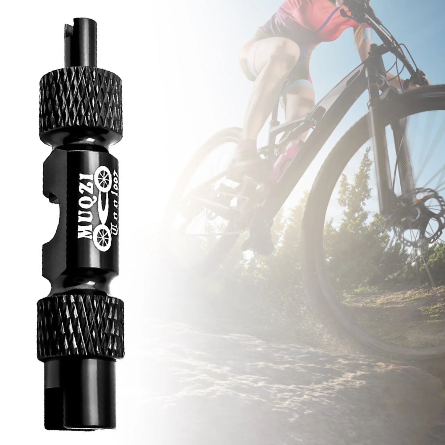 Mountain Bike Valve Core Remover Tool Anti-slip and Labor-saving Core Tool for Bicycles and Any Other Air Filled Tires