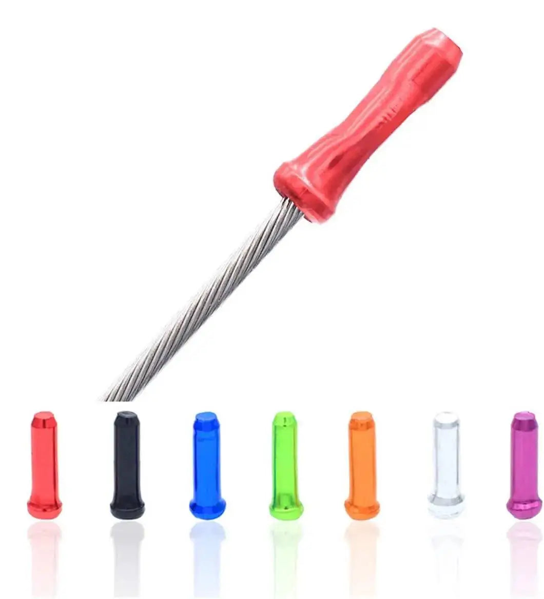 Bicycle Cable End Caps Bike Wire End Caps Brake Derailleur Shifter Cable Tips Crimps MTB Bike Bicycle Accessories