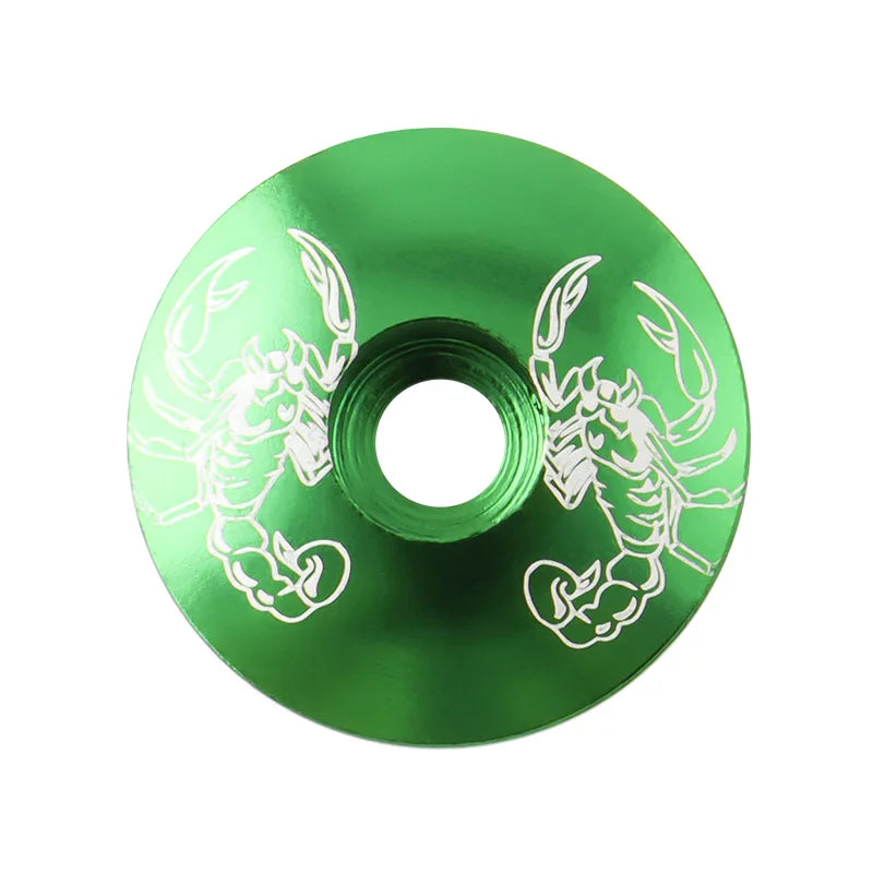 MUQZI Mountain Bike Headset Cover Aluminum Alloy Ultra-ligh Bowl Cover Road Bike Fixed Gear Folding Parts Headset top Cap