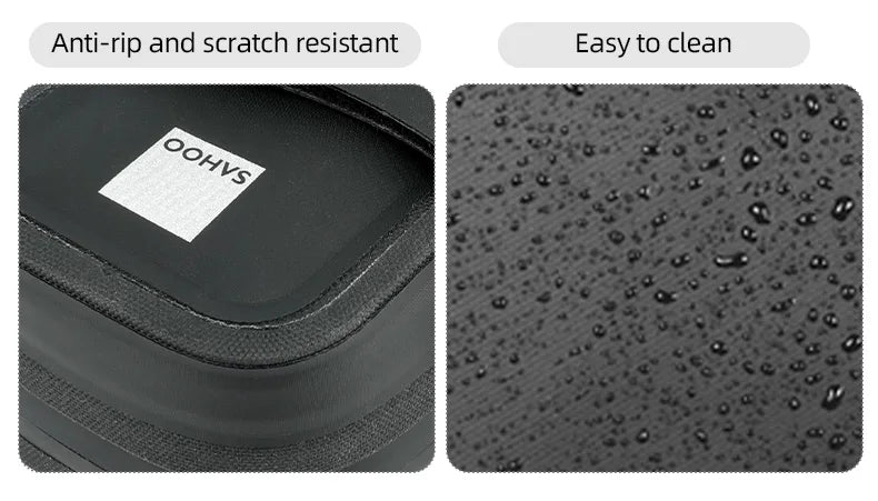 Bicycle Saddle Bag Rain Proof Rear Seat Tube Pannier Reflective Cycling Storage Tail Pouch Rear Dry Pack 0.5L Capacity