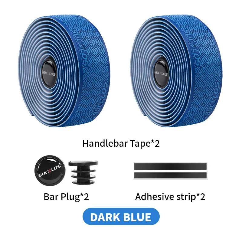 BUCKLOS Bicycle Handlebar Tapes Road Bicycle Handlebar Tape Anti-slip Waterproof Cycling Bar Wrap Road Bike Accessories