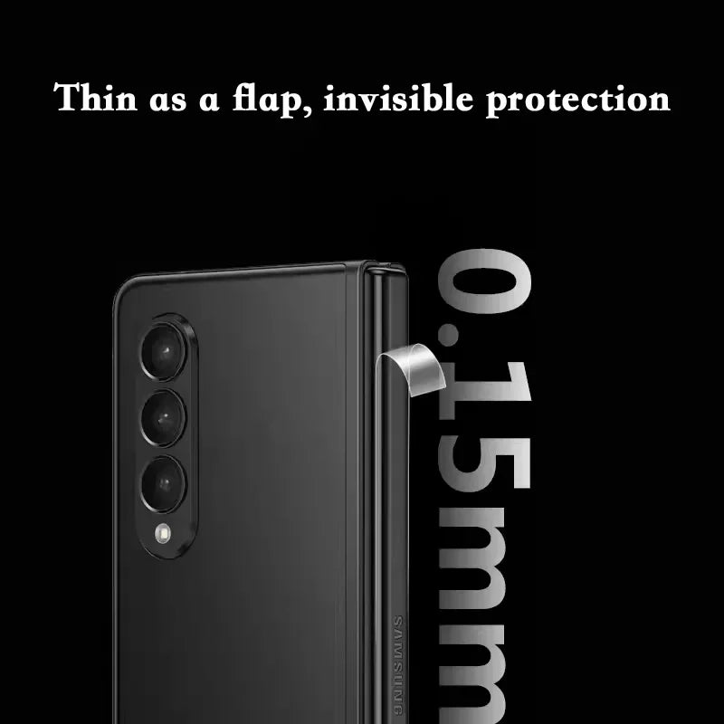 Matte Hydrogel Soft TPU Film For Samsung Galaxy Z Fold 5 4 3 2 5G Internal Inner Outer Hinge Sticker Full Body Screen Protector