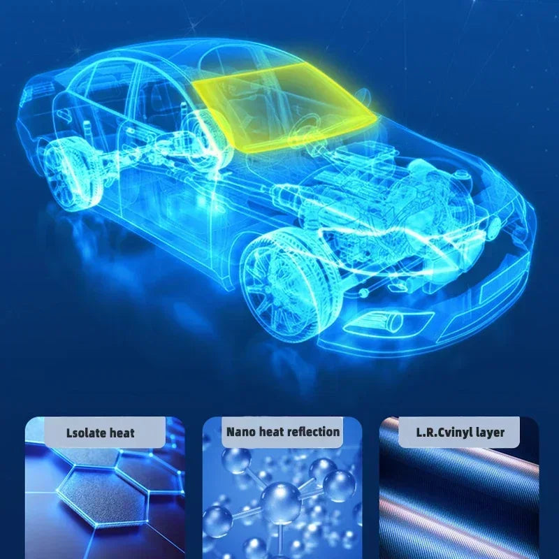 Car Sunshade Umbrella For Auto Shading Car Sun Shade Protector Parasol Summer Sun Interior Windshield Protection Accessories