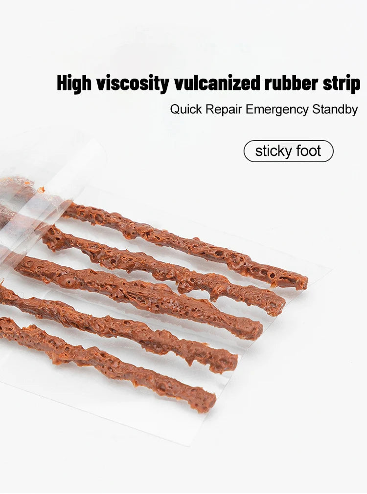 Fast Bike Tubeless Tire Repair Kit Plug EDC Urgent Glue Patch Sealant Rubber Stripes Tyre Drill MTB Road Bicycle Accessories