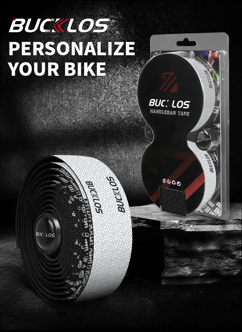 BUCKLOS Bicycle Handlebar Tapes Shock-Absorption Comfortable Cycling Handlebar Tape Road Bike Drop Bar Tape Road Bicycle Parts