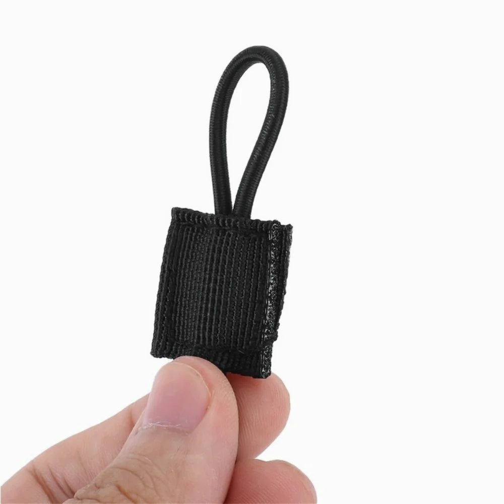 Tactical MOLLE Elastic Strap Tactical Bag Binding Buckles Outdoor Camping Multitool Retainer For Antenna Stick Pipe Camping Gear