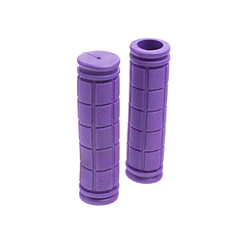 1 Pair Bike Handlebar Grips Soft Scooter Extreme Bicycle Rubber Non-slip Shockproof Mountain Folding Bike Bicycle Accessories