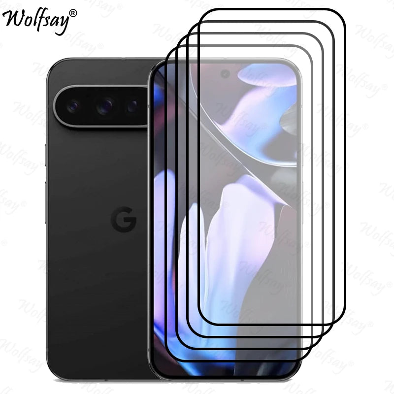 Full Cover Screen Protector For Google Pixel 9 Pro Tempered Glass Pixel 6A 7A 8A 7 8 9 Pro XL Glass For Google Pixel 9 Pro Glass