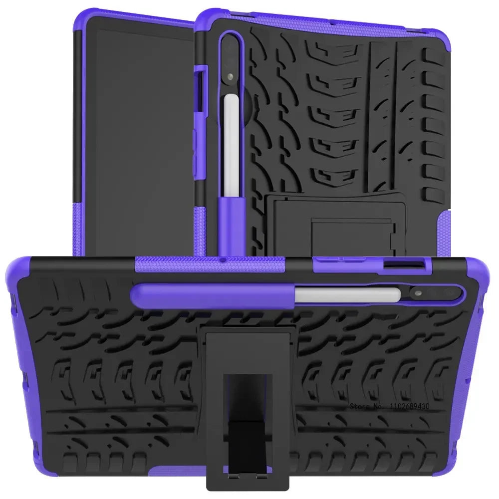 Armor Kickstand Case for Samsung Galaxy Tab S9 A9 Plus 11 12.4 S8 S7 FE A8 10.5 A7 Lite S6 Lite 10.4 Tablet Cover SM-X810 Funda