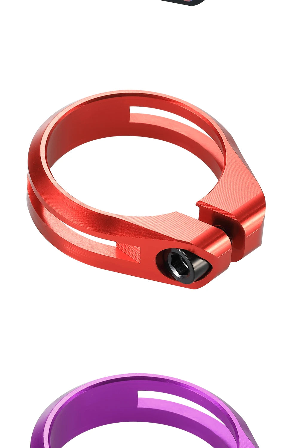 Ryet Ultralight Bike Bicycle Seat Post Clamp CNC Aluminum Alloy Cycling Saddle Seat Post Clamp for 27.2/30.8/31.6mm Bicycle Part