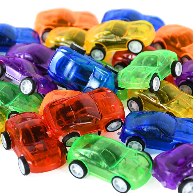 12/30Pcs Pull Back Racer Car Kids Birthday Party Favors Gifts for Guests Pinata Filler Mini Vehicle Model Toys Classroom Prize