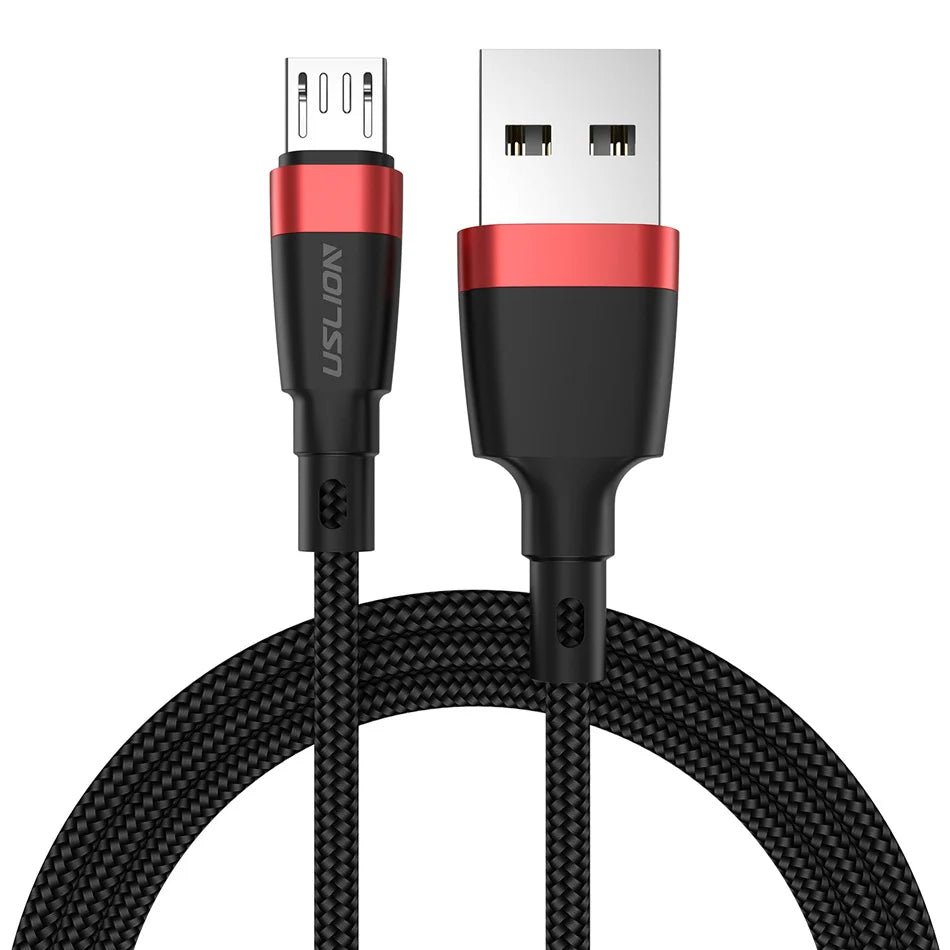USLION 5A Micro USB Cable Fast Charger for Samsung Xiaomi LG