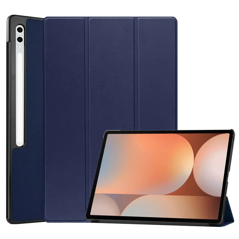 For Samsung Tab S10 Ultra Case 14.6 Inch SM-X920 Flip Case Tri-Folding Stand Magnetic Smart Cover for Galaxy Tab S10 Ultra Cover
