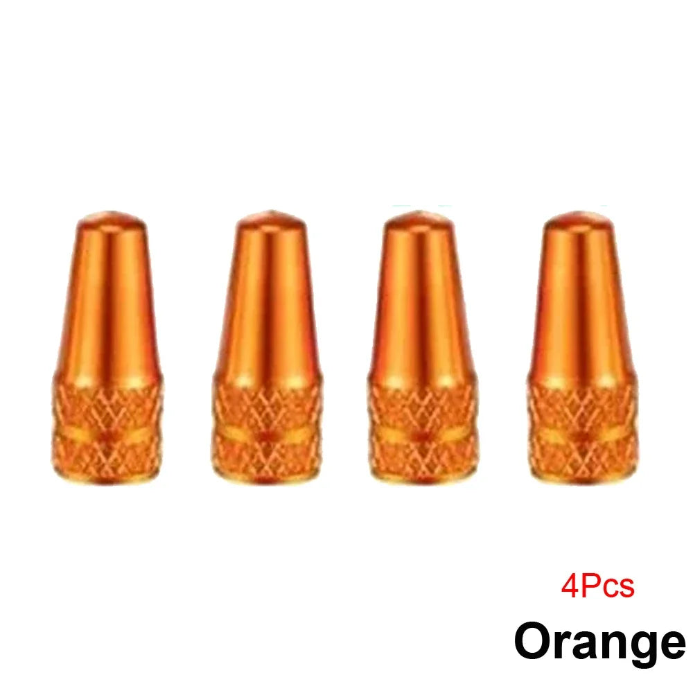 4Pcs/Set Aluminum Alloy Road MTB Track Racing Bike Tube Tyre Bicycle Tire Wheel French Valve cap Presta AIR Valve Caps