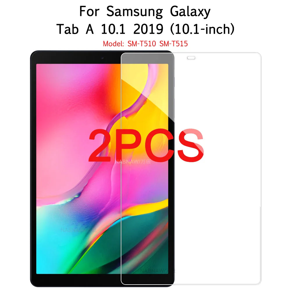 2PCS HD Scratch Proof Tempered Glass Screen Protector For Samsung Galaxy Tab A8 A7 lite A9 Plus S9 FE S8 S7 S5e S6 lite 2024