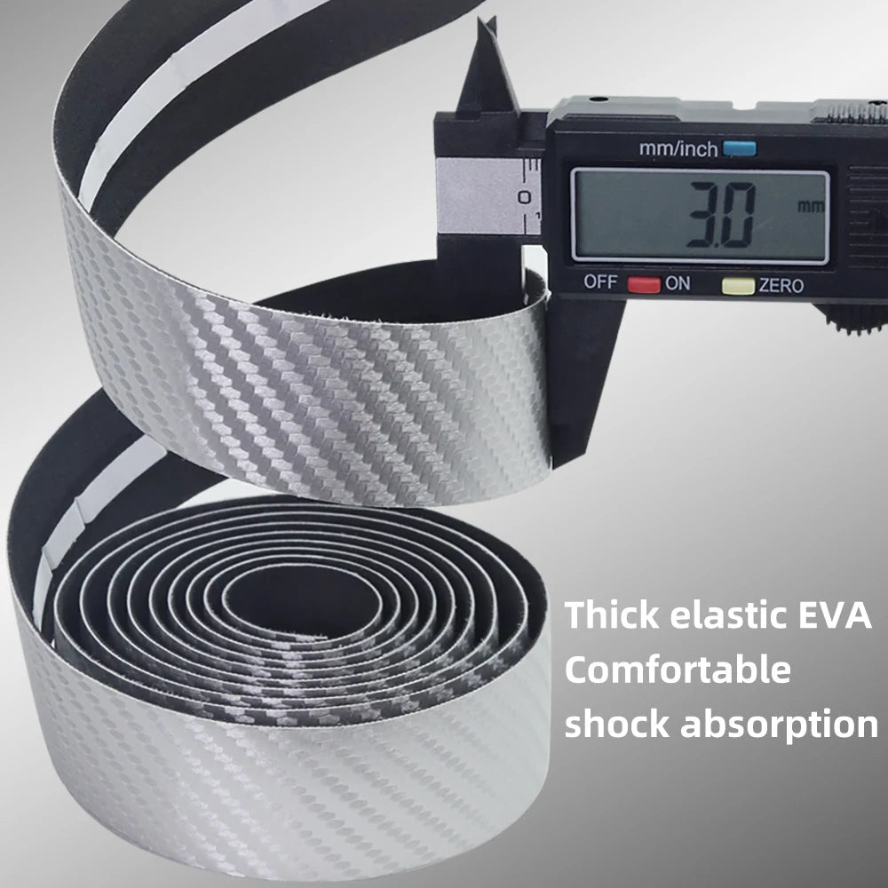 MOTSUV Road Bike Handlebar Tape EVA PU Bicycle Ultralight Wear Anti-slip Shock Absorption Cycling Bar Strap End Plug Accessories