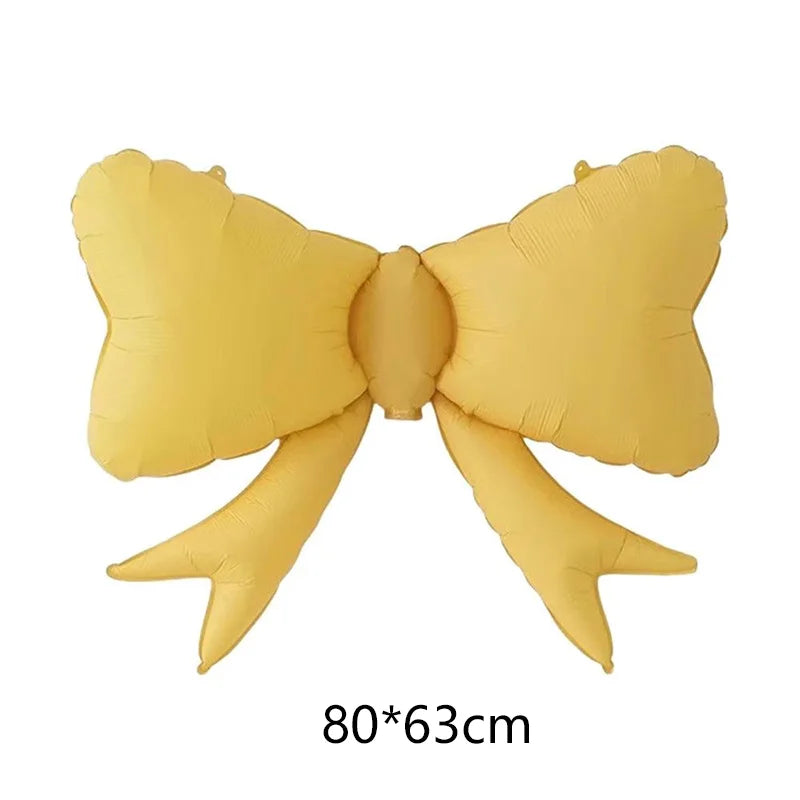 Cute Matte Rainbow Cake Bear Foil Balloon Kids Adult Birthday Party Decorations Cartoon Bow Candy Ice Cream Balloons Globos