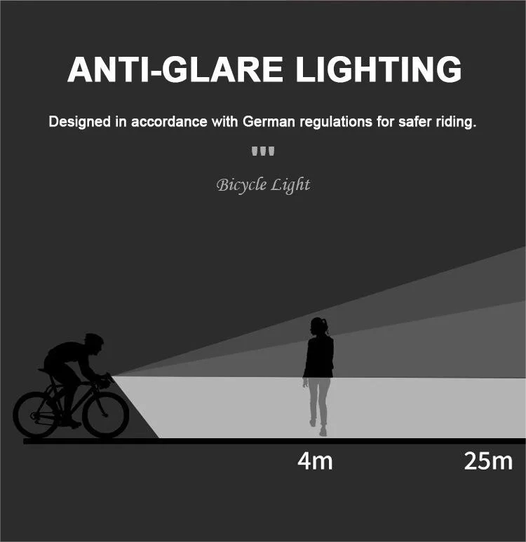Bicycle Lights High Bright Cycling Lamp Front and Rear USB Rechargeable MTB Bike Headlight Taillight Waterproof Lantern Lighting