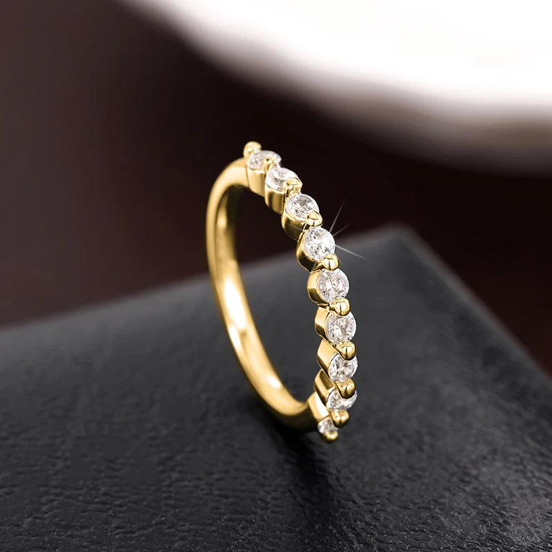 Cubic Zirconia Thin Rings for Women Wedding Engagement Accessories Minimalist Female Rings Statement Jewelry Drop Ship