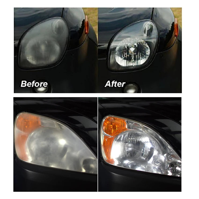 Car Headlight Repair Fluid, Car Headlight Oxidation, Yellowing, Scratch Blur, Enhanced Crystal Coating and Renovation Agent